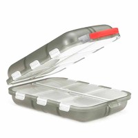12 siatki pudełko na pigułki podróż wygodne tabletki na leki dozownik pojemnik na leki Tablet Pillbox Case pojemnik na leki rozdzielacze 4